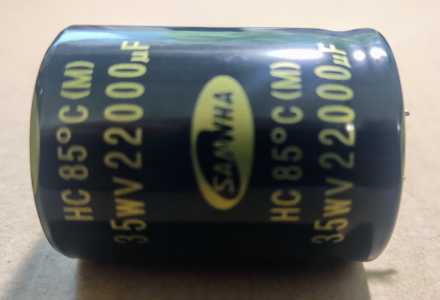 22000uF, 35V, elektrolit kondenzátor