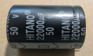 22000uF, 50V, elektrolit kondenzátor