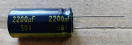 2200uF, 50V, LOW ESR, elektrolit kondenzátor
