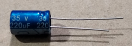 220uF, 35V, elektrolit kondenzátor