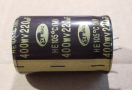 220uF, 400V, elektrolit kondenzátor