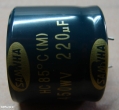 220uF, 450V, elektrolit kondenzátor