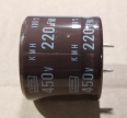 220uF, 450V, elektrolit kondenzátor
