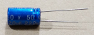 220uF, 50V, elektrolit kondenzátor