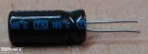 22uF, 63V, elektrolit kondenzátor