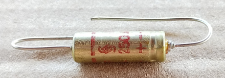 250uF, 3V, LL, axiális elektrolit kondenzátor