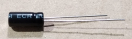 3,3uF, 100V, elektrolit kondenzátor