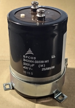 3300uF, 400V, LL, elektrolit kondenzátor
