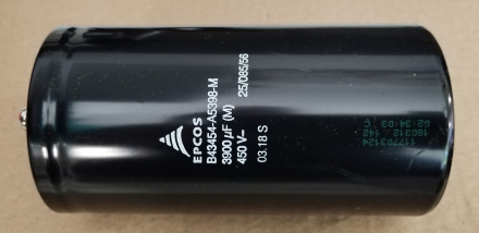3900uF, 450V, elektrolit kondenzátor