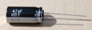 4,7uF, 450V, elektrolit kondenzátor