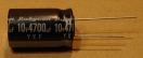 4700uF, 10V, LL, elektrolit kondenzátor