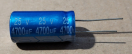4700uF, 25V, elektrolit kondenzátor