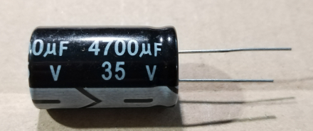 4700uF, 35V, elektrolit kondenzátor