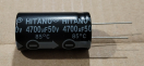 4700uF, 50V, elektrolit kondenzátor