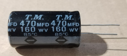 470uF, 160V, elektrolit kondenzátor