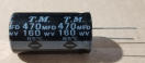 470uF, 160V, elektrolit kondenzátor