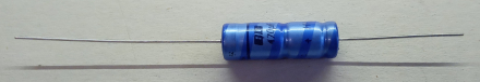 470uF, 40V, LL, axiális elektrolit kondenzátor
