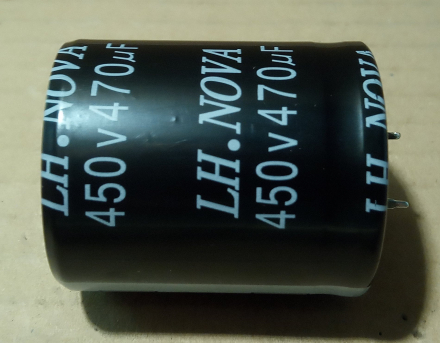 470uF, 450V, elektrolit kondenzátor