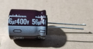 56uF, 400V, LL, elektrolit kondenzátor