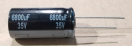6800uF 35V, elektrolit kondenzátor