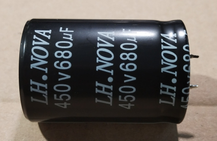 680uF, 450V, elektrolit kondenzátor