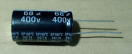 68uF, 400V, LL, elektrolit kondenzátor