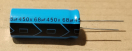 68uF, 450V, elektrolit kondenzátor