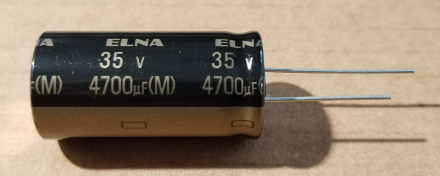 4700uF, 35V, AUDIOCAP, ELNA RA3