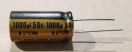 1000uF, 50V, AUDIOCAP