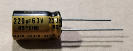 220uF, 63V, AUDIOCAP