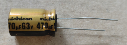 470uF, 63V, AUDIOCAP