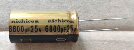 6800uF, 25V, AUDIOCAP