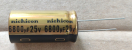 6800uF, 25V, AUDIOCAP