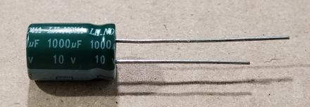 1000uF, 10V, LOW ESR, elektrolit kondenzátor