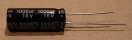 1000uF, 16V, LOW ESR, elektrolit kondenzátor