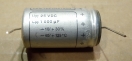 1000uF, 25V, LL, LOW ESR, axiális elektrolit kondenzátor