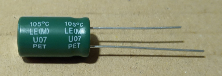 thumbnail image 2 of Panasonic EEUFR1E102L 1000µF 25V 105°C Low ESR Aluminum Electrolytic Capacitor – Radial, 25x10mm (10pcs) 2 of 6