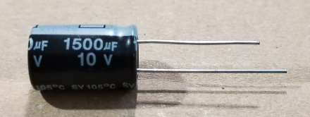 1500uF, 10V, LOW ESR, LL, elektrolit kondenzátor