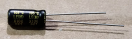 1uF, 100V, LOW ESR, elektrolit kondenzátor