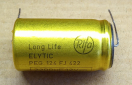 2200uF, 12V, LL, LOW ESR, axiális elektrolit kondenzátor