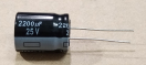 2200uF, 25V, LOW ESR, elektrolit kondenzátor