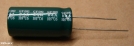2200uF, 25V, LOW ESR, elektrolit kondenzátor