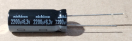 2200uF, 6,3V, LOW ESR, elektrolit kondenzátor