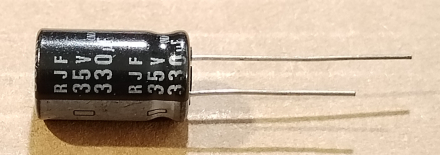 330uF, 35V, LOW ESR, elektrolit kondenzátor