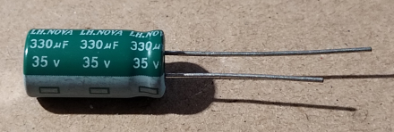 330uF, 35V, LOW ESR, elektrolit kondenzátor
