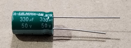 330uF, 50V, LOW ESR, elektrolit kondenzátor