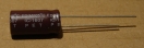 33uF, 100V, LOW ESR, elektrolit kondenzátor