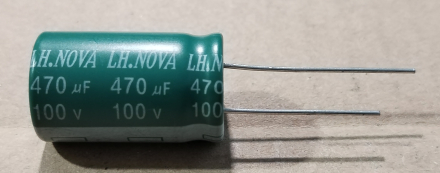 470uF, 100V, LOW ESR, elektrolit kondenzátor