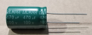 470uF, 100V, LOW ESR, elektrolit kondenzátor