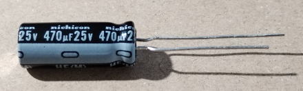 470uF, 25V, LOW ESR, elektrolit kondenzátor